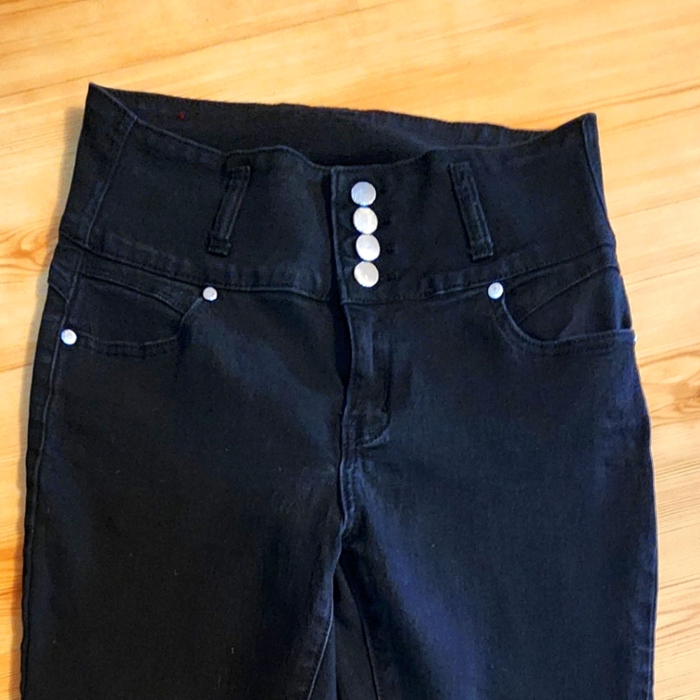 T & Y Women's High Waisted Jean Leggings - Picture 8 of 13